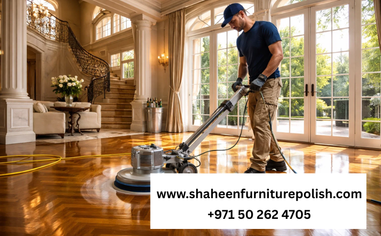 Professional Wooden Floor Polishing for Dubai Villas