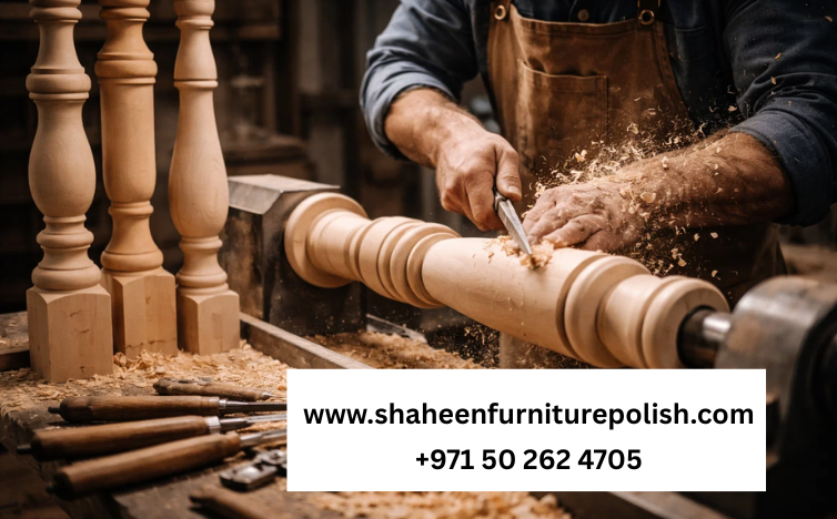 Wood Turning Services for Custom Furniture in Dubai Homes