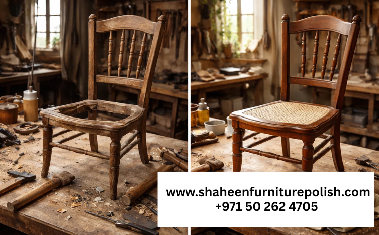 We Bring Dubai's Broken Wood Furniture Back to Life