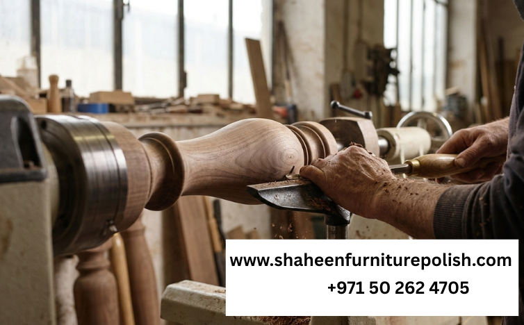 Wood Turning for Luxury Villa Interiors in Dubai